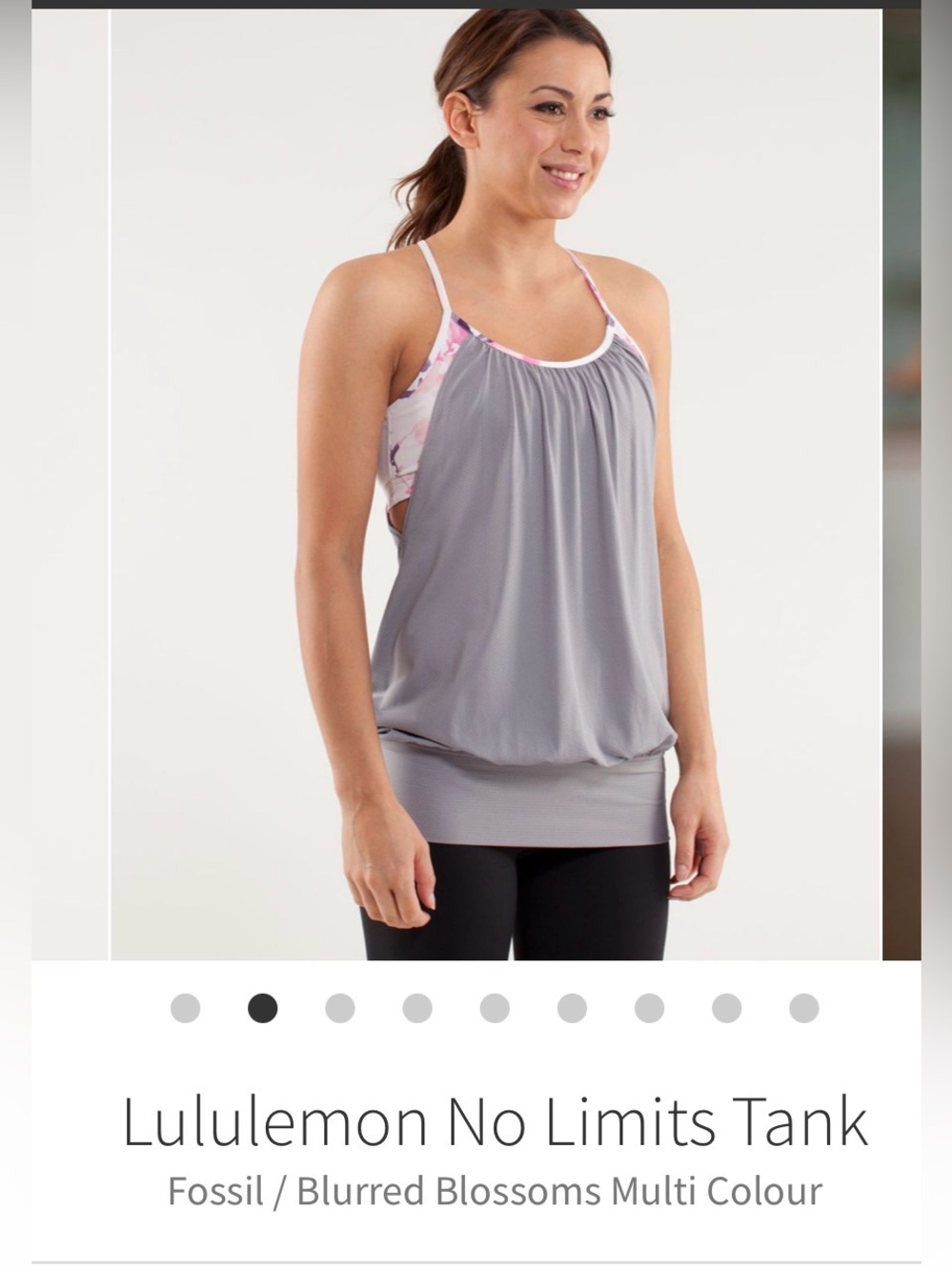Lululemon No Limits Tank